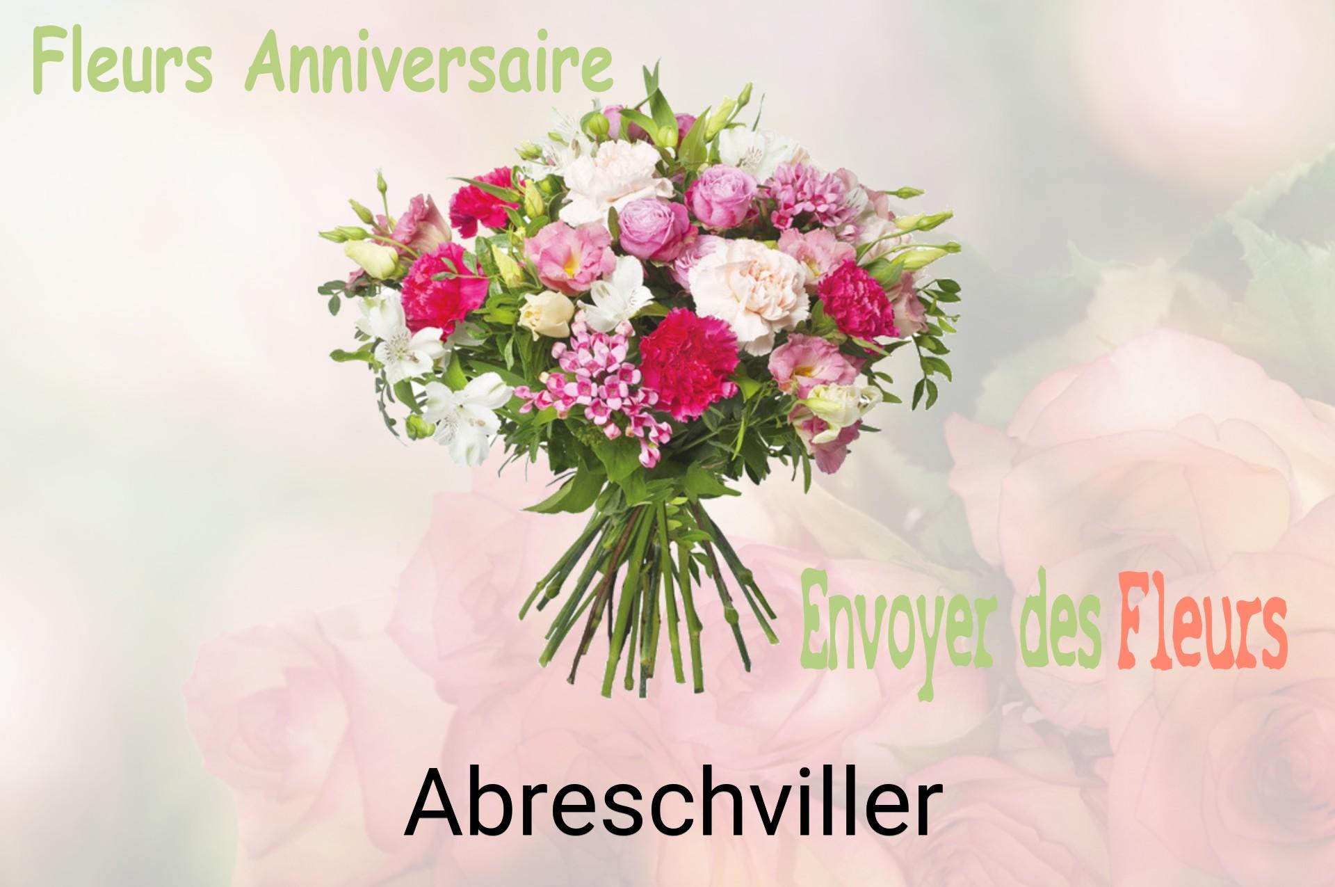 Bouquet de fleurs d’anniversaire livré à Abreschviller