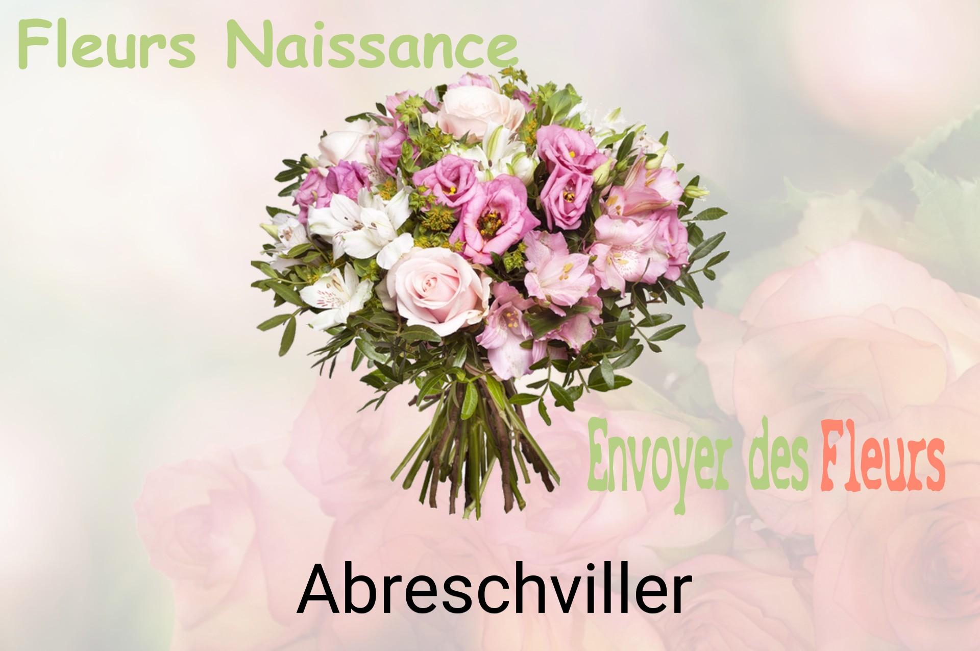 Bouquet de fleurs de naissance livré à Abreschviller